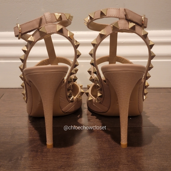 VALENTINO GARAVANI ROCKSTUD CAGED PUMP 100MM - Picture 4 of 6